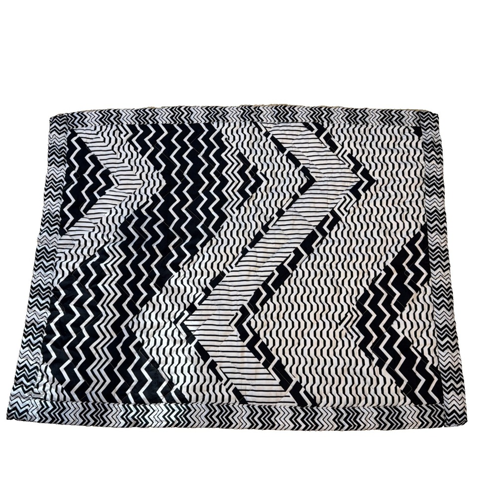 Missoni Target Quilted  100% COTTON XXL  (1) PILLOW SHAM  Abstract Home Bedding